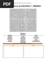 Dibujo Sobre La Igualdad de Genero para Colorear | PDF
