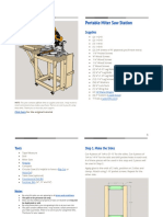 Diy Portable Miter Saw Station Plan v7