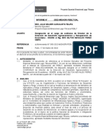 Informe de Designacion Del Director de Ddare