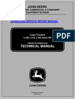 JOHN DEERE L100 L110 L120 L130 LAWN GARDEN TRACTOR Service Repair Manual
