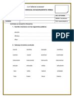 6° Desafio Razonamiento Verbal