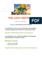 Planificación de Materiales - LEGO UNIVERSE