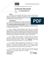Resolucion Directoral - Pia 2022