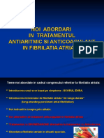 Noi Abordari in Tratamentul Antiaritmic Si Anticoagulant in