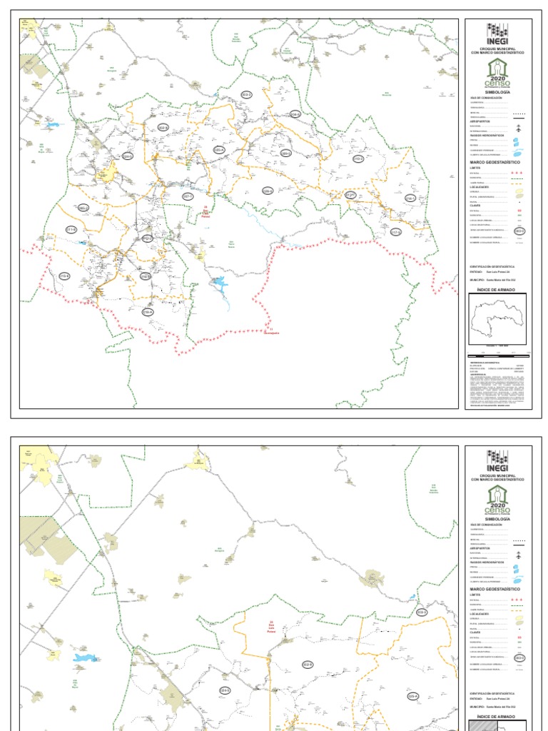Croquis Municipal Santa Maria Del Rio | PDF