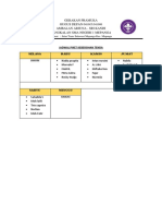 Jadwal Piket Kebersihan Tenda