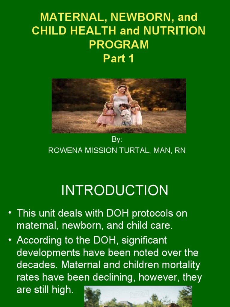 Maternal and Child Health Strategies | PDF | Maternal Death | Childbirth