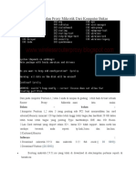 Membuat Router Dan Proxy Mikrotik Dari Komputer Bekas