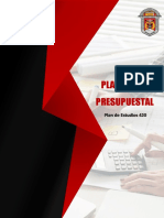 Planeacion presupuestal (Ago-Dic 2022)