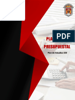 Planeacion Presupuestal (Ago-Dic 2022)