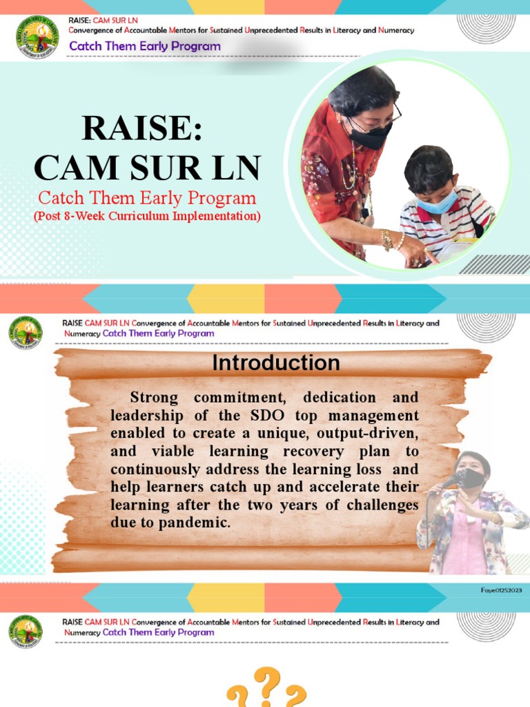 Catch Them Early Program Overview | PDF