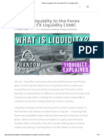 What Is Liquidity in The Forex Market - FX Liquidity - SMC