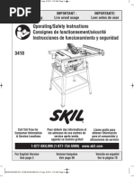 Skil Table Saw Owners Manual