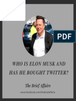 Elon Musk and Twitter - TBA