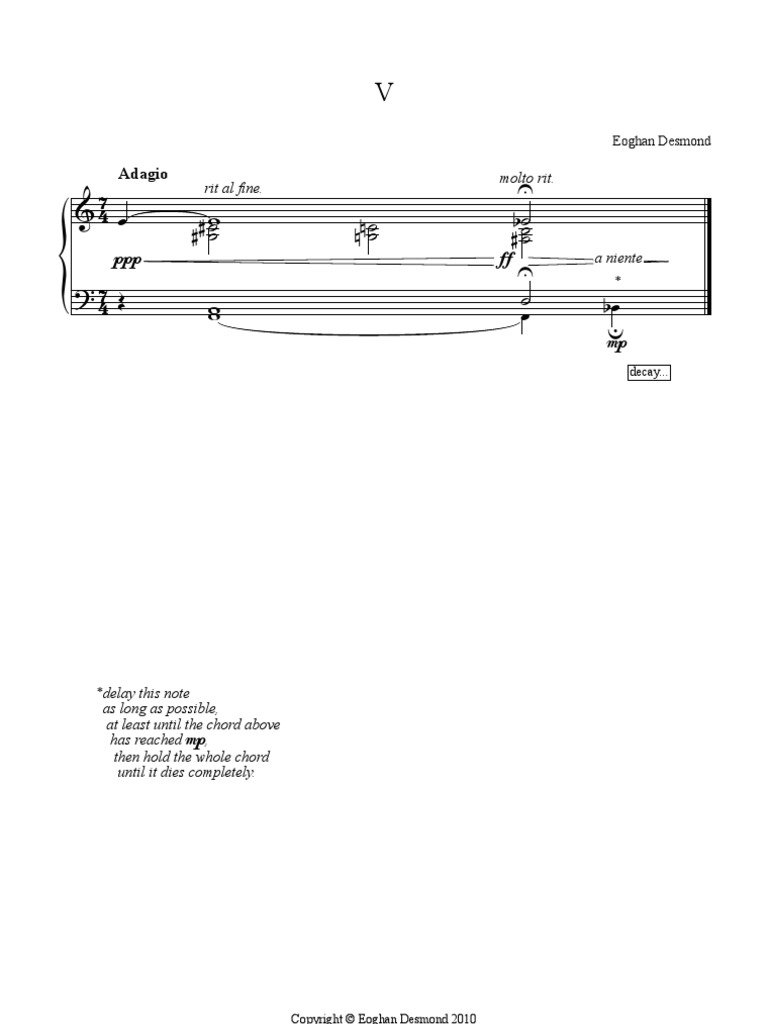 Suite For Piano - V | PDF