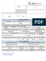 Formato FV1 Hoja de Vida