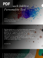 Rorschach Test Interpretation Guide | PDF | Grey | Shape