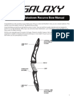 Galaxy Tourch Recurve Bow Manual