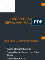 Dasar Dasar Kerajaan Malaysia