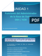 1 - Funciones Del DBA