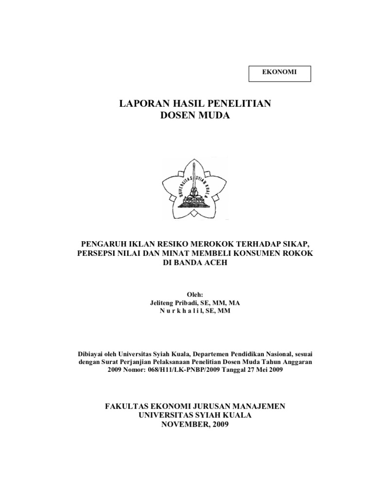 LAPORAN HASIL PENELITIAN