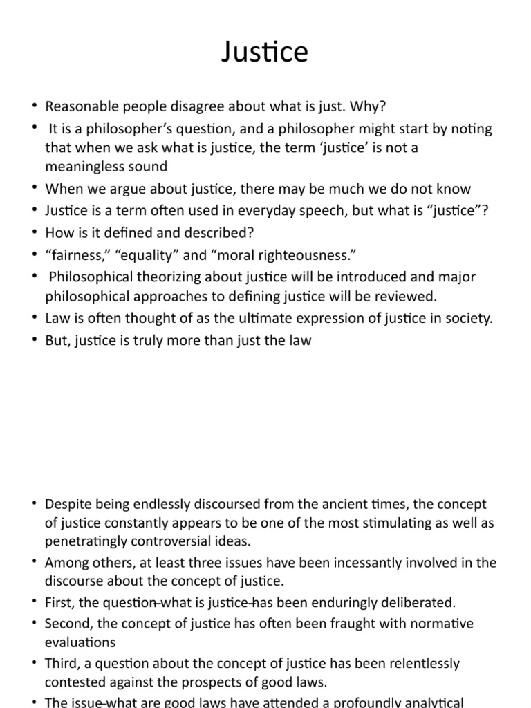 Justice | PDF