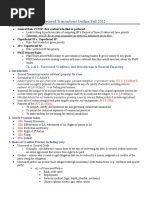 Secured Transaction Outline