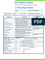 Delight Report Card