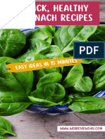 Quick Spinach Recipes