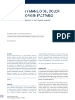Evaluación Y Manejo Del Dolor Lumbar de Origen Facetario: The Evaluation and Management of "Facetogenic Back Pain"