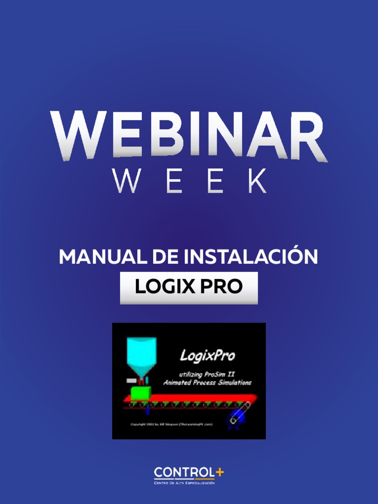 Manual de Instalación Logix Pro - WEBINAR WEEK 2022 - Control+ | PDF