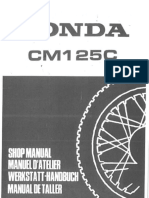 HONDA CM125C - Revue Technique - Additif 1992 - 6641901P