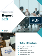 2021 Annual Report & Marketing Plan