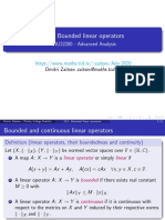 22 1 Bounded Linear Operators