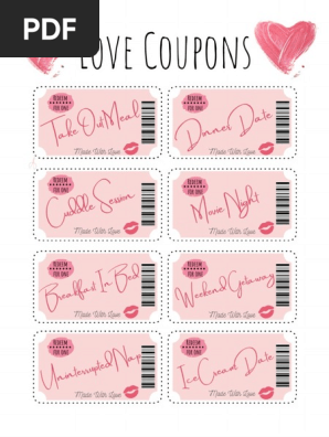 Love Coupon Page 1