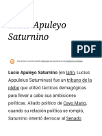 Lucio Apuleyo Saturnino - Wikipedia, La Enciclopedia Libre