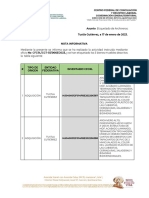 Nota Informativa