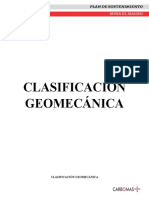 Clasificación Geomecánica