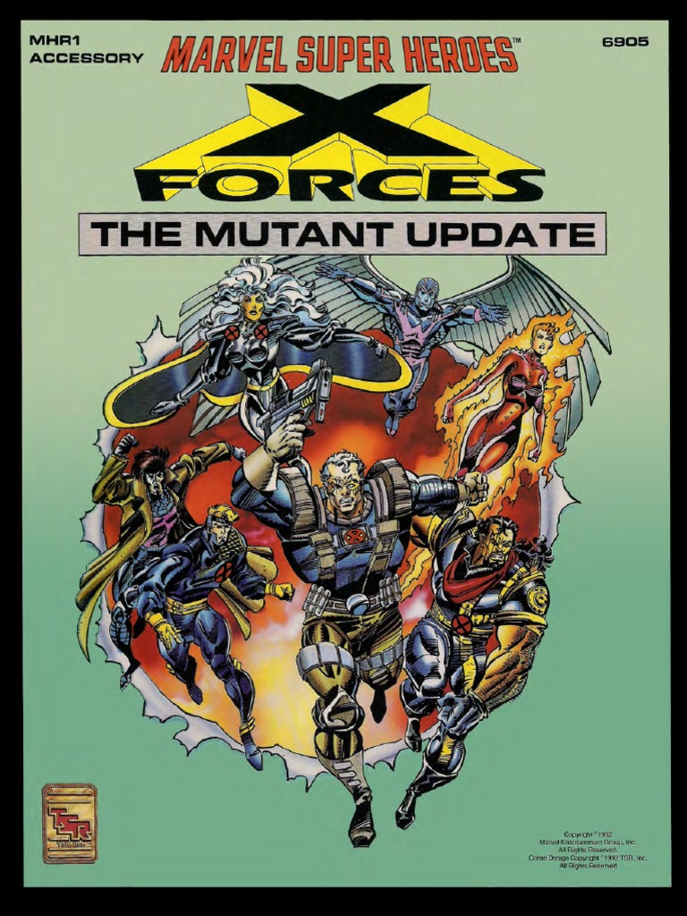 TSR6905 MHR1 X-Forces The Mutant Update Reduced | PDF