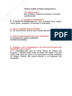 Estudo Dirigido Sobre Sistema Esquelético