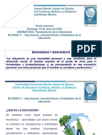 D - 10 de JULIO - Importancia, Características y Finalidades de La