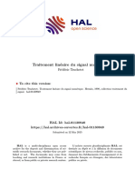 Traitement linéaire du signal numérique