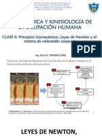 CLASE II - Principios Biomecanicas LEYES DE NEWTON