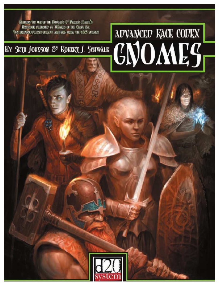 Advanced Race Codex Gnomes | PDF