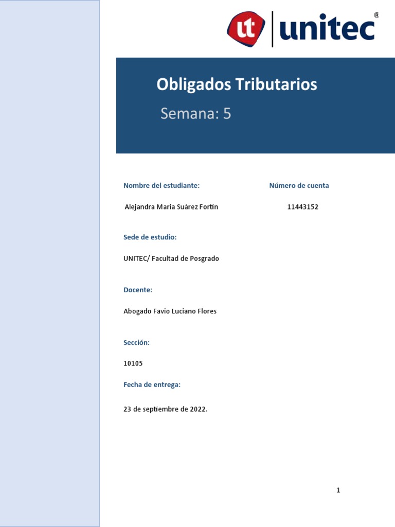 Obligados Tributarios | PDF | Impuestos | Ley de fideicomiso