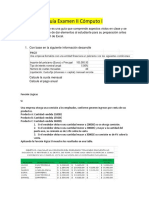 Guía Examen II Cómputo I