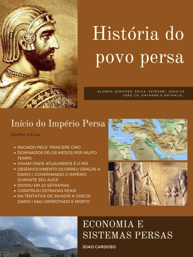 História e Economia do Povo Persa | PDF | Império Aquemênida | Zoroastrismo