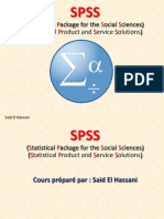 Pr. Elhassani S6 Economie Gestion Support Cours SPSS
