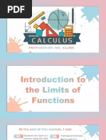 Introduction To The Limits of Functions