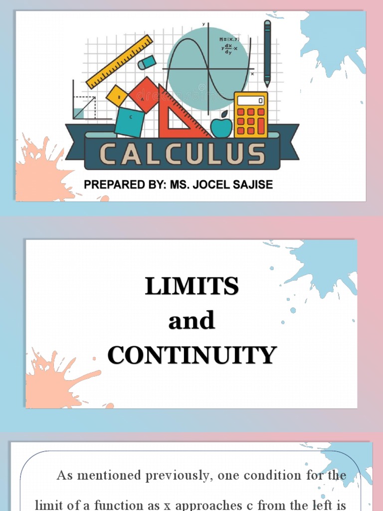 Limits and continuity pdf